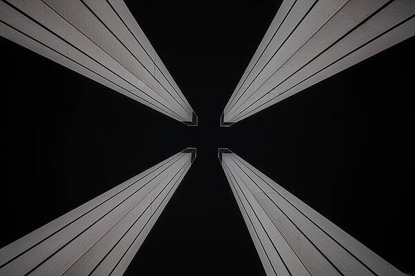 Architecture Photograph - Seoul Beams by Kenny Thomas