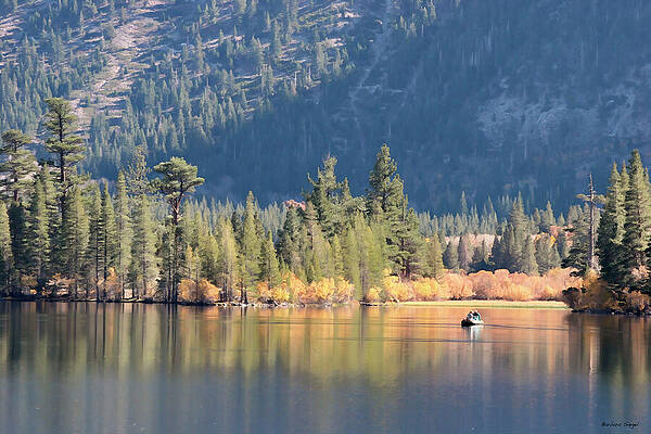 Serene Lake with Autumn Colors Photograph
