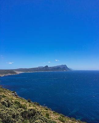 Serene Wall Art featuring the photograph Serene Seascapes At Cape Of Good Hope by Travel Essayist