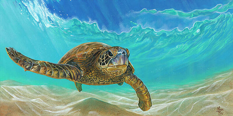 Wildlife Painting - Serenity by Mark Ray