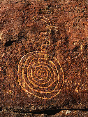 Unique Photograph - Serpent Spiral, Nine Mile Canyon, Utah by Abbie Warnock