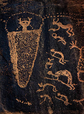 Alien Wall Art featuring the photograph Sevenmile Canyon Spirit Closeup, Utah by Abbie Warnock