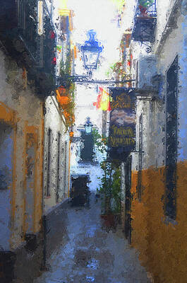 Historical Painting - Seville, The Colorful Streets Of Spain - 12 by AM FineArtPrints