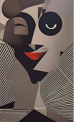 Wall Art featuring the painting Shades Of Expression by Rafael Salazar