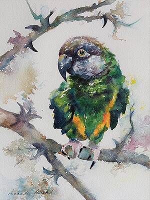 Animal Painting - Shades Of Green by Amanda Amend
