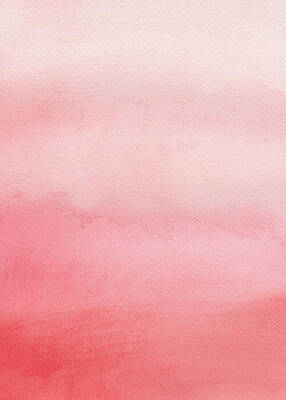 Serene Painting - Shades Of Red II Color Field by Elizabeth Reich