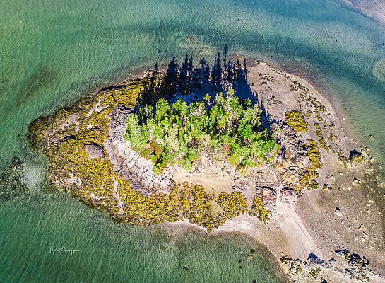 Maine Photograph - Shadow Crown by Veterans Aerial Media LLC