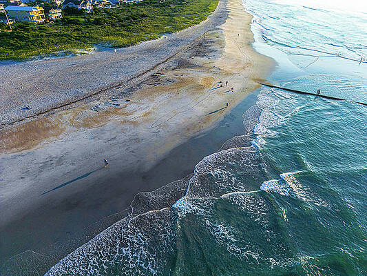 Sunrise Wall Art featuring the pyrography Shadows by Oceanic SkyView