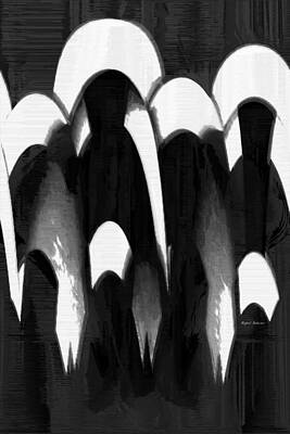 Wall Art featuring the painting Shadows Of The Future by Rafael Salazar