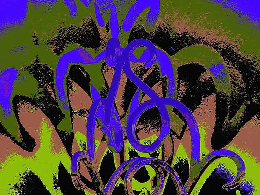 Yellow Digital Art - Shadows by T Oliver