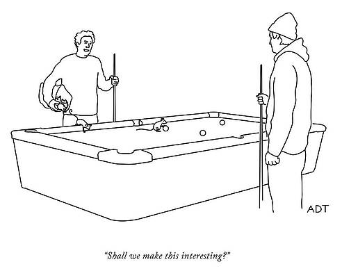 Make Drawing - Shall We Make This Interesting? by Adam Douglas Thompson