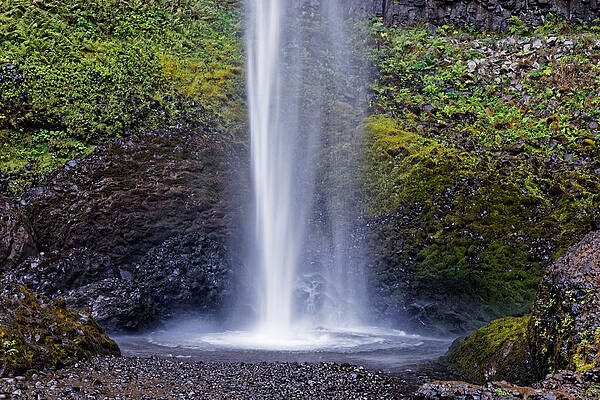 Natural Wall Art featuring the photograph Shallow - Latourell Falls, Oregon by KJ Swan