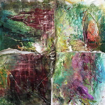 Textured Painting - Shamanic by Rodney Frederickson