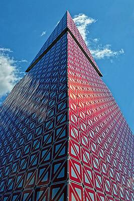 Architecture Wall Art featuring the photograph Sharp Edge - Pyramide Des Ha Ha by KJ Swan