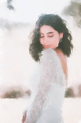 Wall Art featuring the painting Sheer Breeze by Gary Arnold