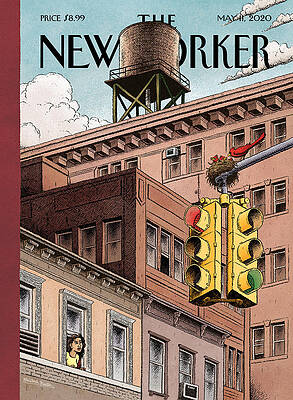 New Yorker March 2020 Cover Drawing