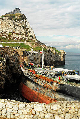 Landscape Wall Art featuring the photograph Shipwreck by Severija Kirilovaite