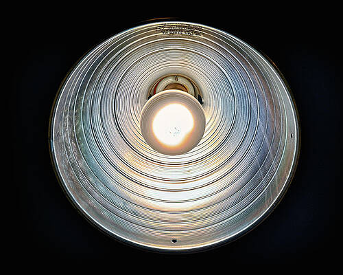 Wall Art featuring the photograph Shop Light by Steven Nelson