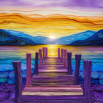 Mountain Digital Art - Short Walk by Paul Charles