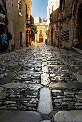 Wall Art featuring the photograph Sicilian Cobbles by Craig A Walker