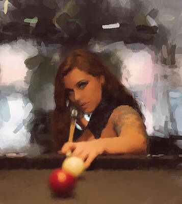 Wall Art featuring the painting Side Pocket by Gary Arnold