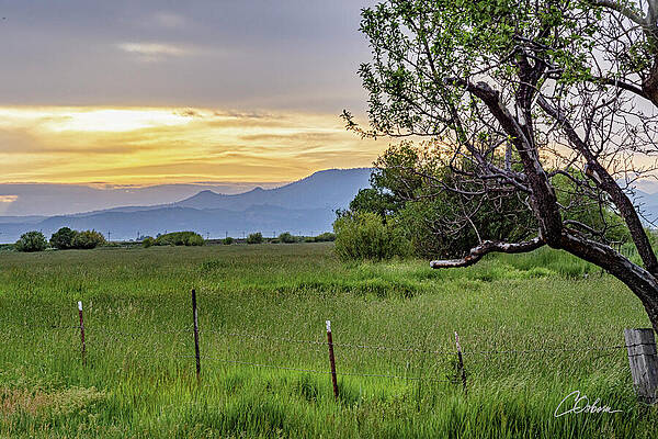 Sky Wall Art featuring the photograph Sierra Valley Sunset by Charlie Osborn