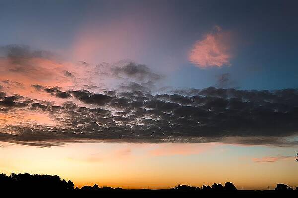 Serene Wall Art featuring the photograph Silhouettes Of Dawn A Serene Sunrise Or Sunset by Travel Essayist