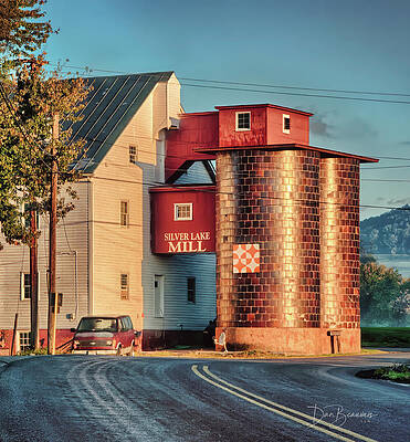 Mountain Photograph - Silver Lake Mill 1949 by Dan Beauvais