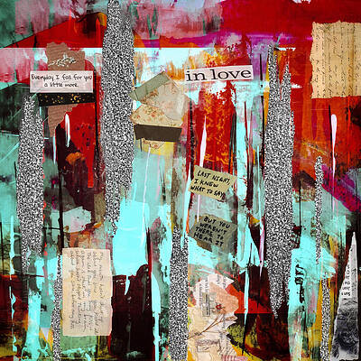 Abstract Digital Art - Silver Lining by Canessa Thomas