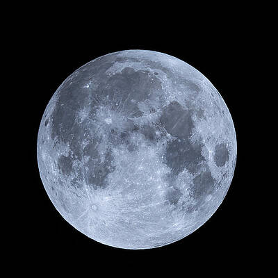 Oregon Photograph - Silvery Moon by Tim Lyden
