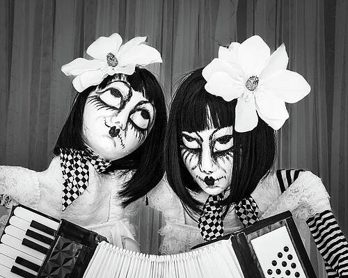 Dramatic Wall Art featuring the photograph Sisters by Elvira Peretsman