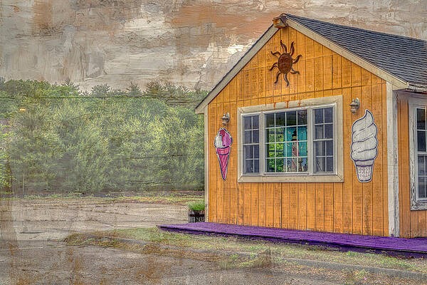 Wall Art featuring the photograph Skin's Scoop Ice Cream #1 by Penny Polakoff