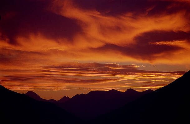 Sky Photograph - Sky On Fire Sunrise, North Fork, Montana by Bonnie Colgan