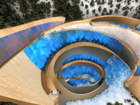 Sky Digital Art - Sky Pool by Eris And AI