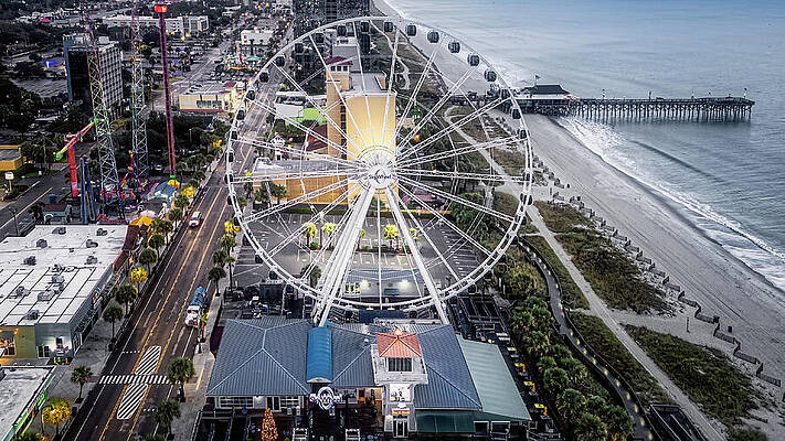 Sky Wheel Myrtle Beach Sc Print