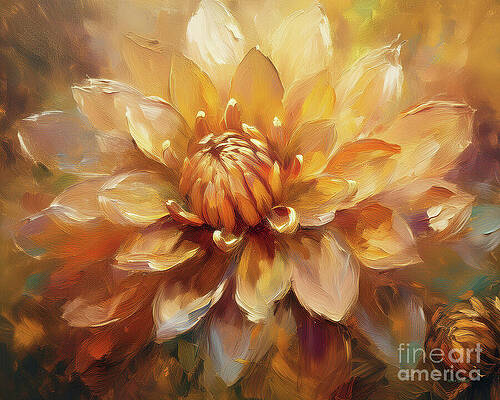 Nature Wall Art featuring the ai art Slightly Pink by Macro Abundance