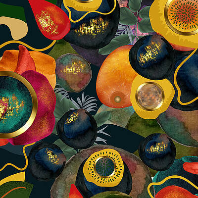 Wall Art featuring the mixed media Sloans Eden by Canessa Thomas