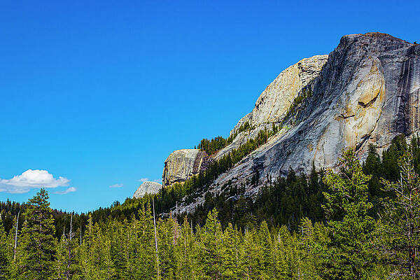 Sky Wall Art featuring the photograph Sloping Peak Of Yosemite by David Fountain