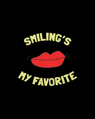 Smile Digital Art - Smilings My Favorite Retro by Flippin Sweet Gear