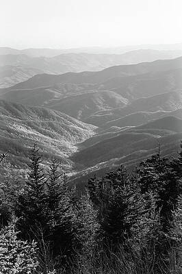 Wall Art featuring the photograph Smoky Mountains by Steven Nelson
