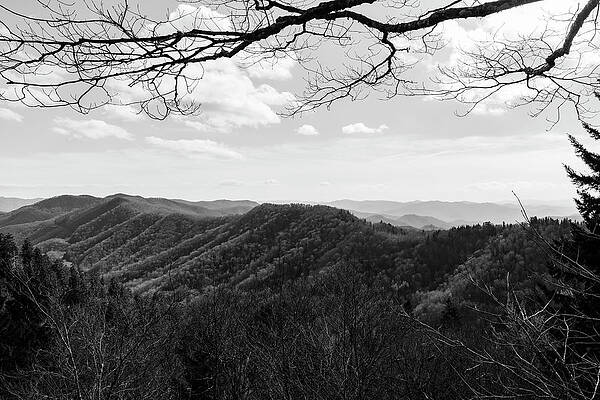 Mountain Photograph - Smoky Ridges by David Fountain
