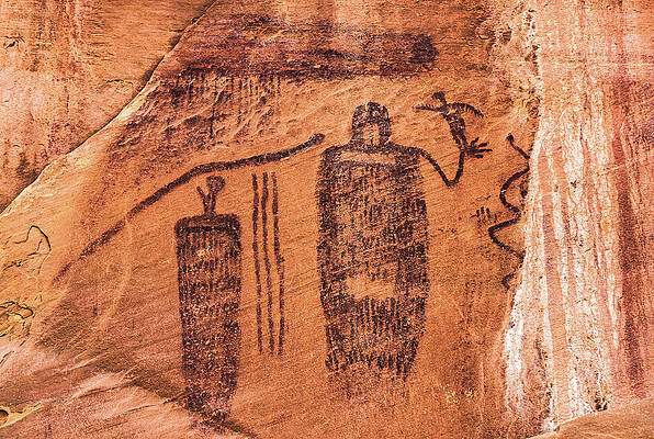 Alien Photograph - Snake In Mouth Panel, Utah by Abbie Warnock