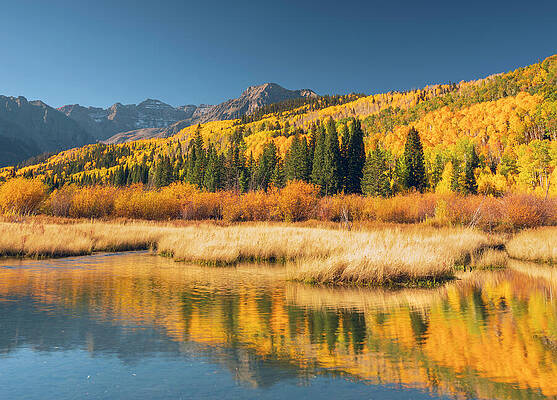 Wall Art featuring the photograph Sneffel Range In Autumn Colorado by Dan Sproul