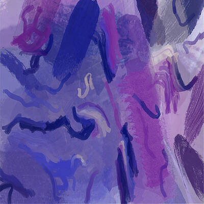 Wall Art featuring the painting Snippets Of Prose by Gary Arnold