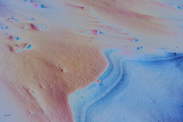 Abstract Photograph - Snow Drift by Bruce Block