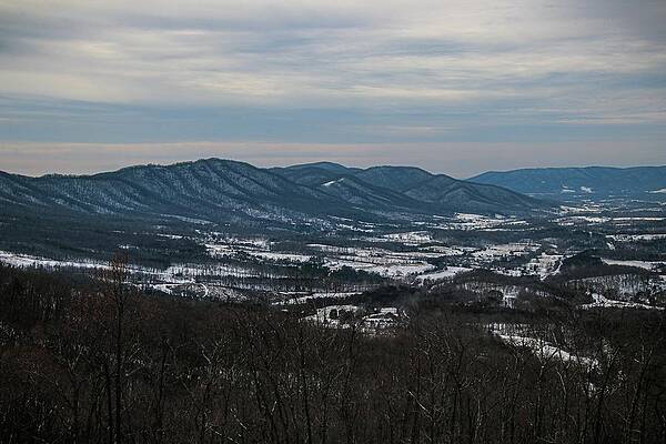 Wall Art featuring the photograph Snow In The Valley by Deb Beausoleil