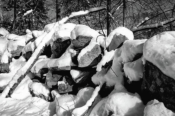 Wall Art featuring the photograph Snow Wall by Steven Nelson