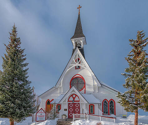 Serene Photograph - Snowy And Serene In Leadville, Colorado by Marcy Wielfaert