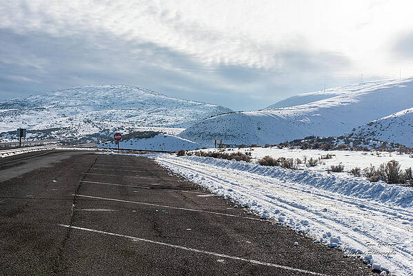 Wall Art featuring the photograph Snowy Manastash Vista Point by Tom Cochran