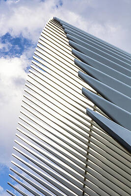 Architecture Wall Art featuring the photograph Soaring Lines Of Oculus by Elvira Peretsman